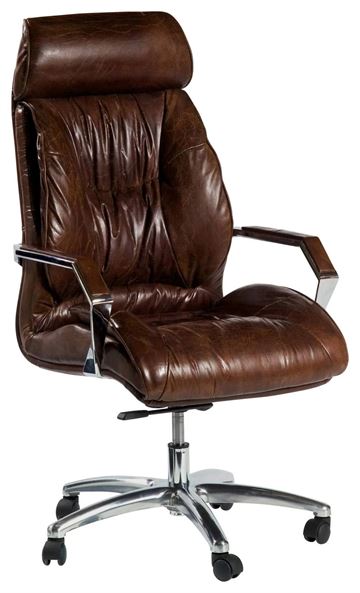 Madina Office chair - Vintage Cigar 